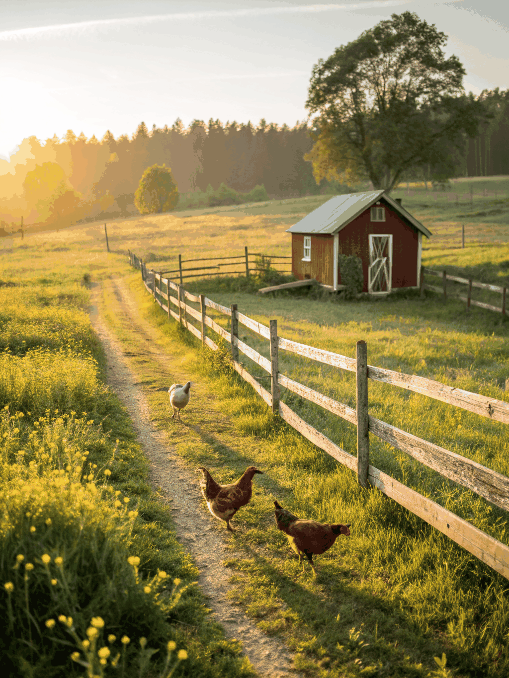 Mobile chicken run extension